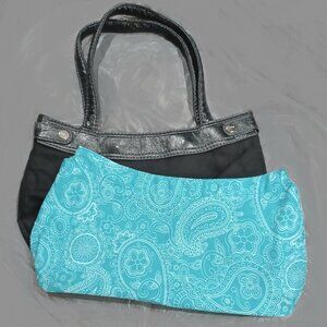 Thirty ONE Fitted Purse Skirt Aqua Paisley Parade